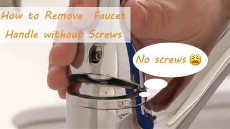 how to unscrew faucet handle|How To Remove Faucet Handles Without Screws